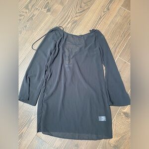 Black Sheer Swim Coverup by ModCloth